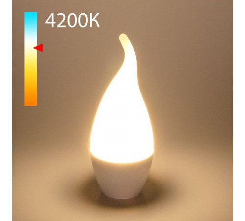 Лампа светодиодная Elektrostandard E14 8W 4200K матовая 4690389152283