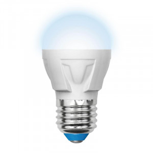 Лампа светодиодная (UL-00002418) Uniel E27 7W 4000K матовая LED-G45 7W/NW/E27/FR PLP01WH