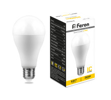 Лампа светодиодная Feron E27 30W 2700K груша матовая LB-130 38194
