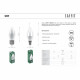 Лампа светодиодная Saffit SBC3709 Свеча E27 9W 4000K 55129