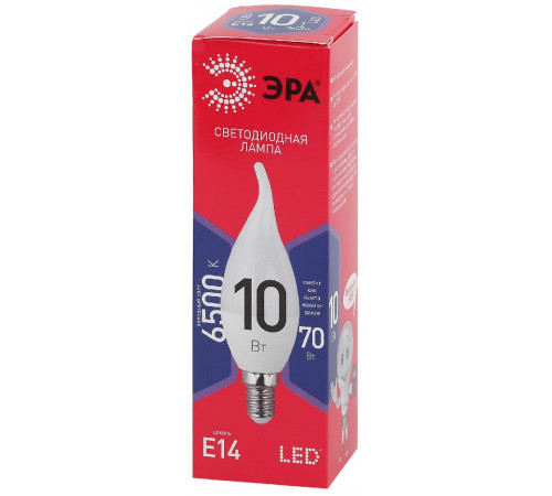 Лампа светодиодная Эра E14 10W 6500K LED BXS-10W-865-E14 R Б0045343 Лампа светодиодная Эра E14 10W 6500K LED BXS-10W-865-E14 R Б0045343