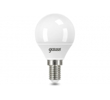 Лампа светодиодная Gauss E14 9,5W 6500K матовая 105101310