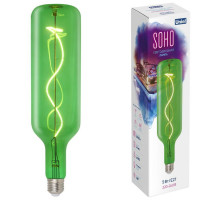 Лампа светодиодная Uniel LED-SF21-5W/SOHO/E27/CW GREEN GLS77GR UL-00007627