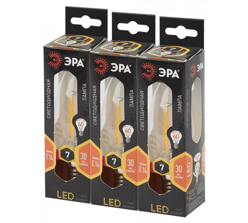 Лампа светодиодная Эра E14 7W 2700K F-LED B35-7W-827-E14 Б0027942 Лампа светодиодная Эра E14 7W 2700K F-LED B35-7W-827-E14 Б0027942