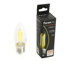 Светодиодная лампа Feron LB-1208 E27 8W 2700K 51241