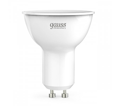 Лампа cветодиодная Gauss GU10 5.5W 2700K матовая 13616