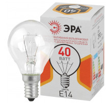 Лампа накаливания Эра E14 40W ДШ 40-230-E14-CL Б0039136