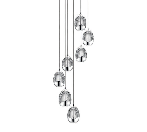 Каскадная люстра DeLight Collection Terrene MD13003023-12A chrome Каскадная люстра DeLight Collection Terrene MD13003023-12A chrome