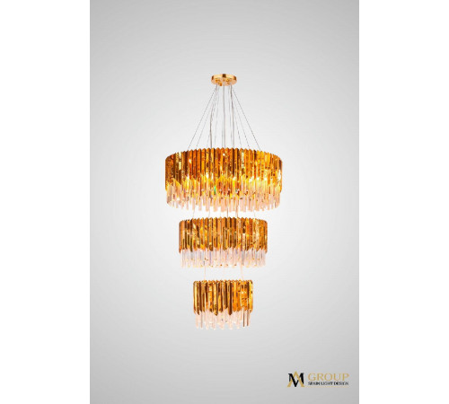 Каскадная люстра AM Group Roberto Cavalli L800-600-400 Каскадная люстра AM Group Roberto Cavalli L800-600-400
