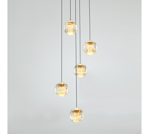 Каскадная люстра DeLight Collection MD22001052-5A gold Каскадная люстра DeLight Collection MD22001052-5A gold