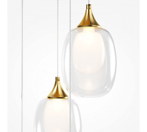 Каскадная люстра Maytoni Aura MOD016PL-08BS1 Каскадная люстра Maytoni Aura MOD016PL-08BS1