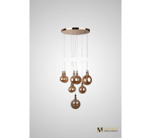 Каскадная люстра AM Group AM354-10 AMBER
