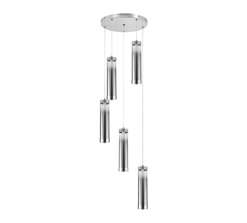 Каскадная люстра Indigo Rilucente 11061/5P Chrome V000147L Каскадная люстра Indigo Rilucente 11061/5P Chrome V000147L