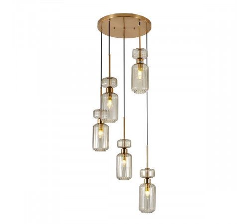 Каскадная люстра Escada Gloss 1141/5S Beige Каскадная люстра Escada Gloss 1141/5S Beige