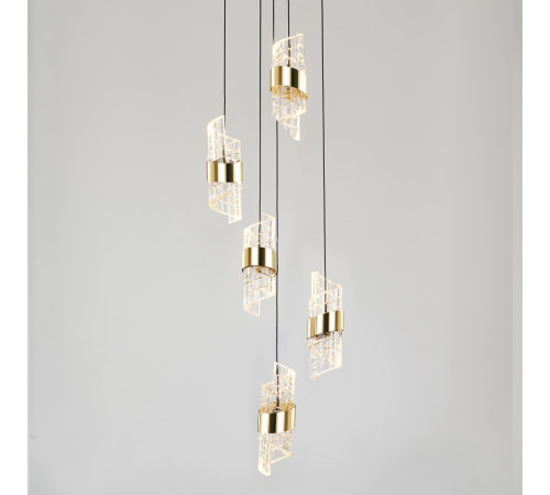 Каскадная люстра DeLight Collection MD23001022-5A gold Каскадная люстра DeLight Collection MD23001022-5A gold