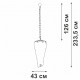 Каскадная люстра Vitaluce V5311-0/13
