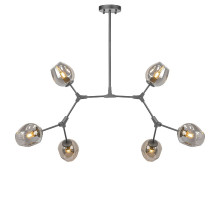 Люстра на штанге AM Group LOFT-6 BK