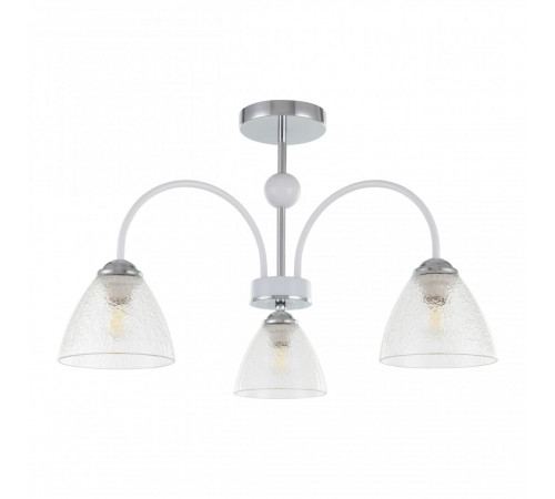 Люстра на штанге Arte Milano Napoli 321410/3 CR+WH Люстра на штанге Arte Milano Napoli 321410/3 CR+WH