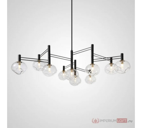 Люстра на штанге ImperiumLoft Temper L10 Black 229048-26 Люстра на штанге ImperiumLoft Temper L10 Black 229048-26