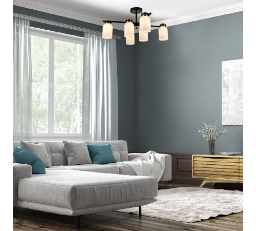Люстра на штанге Escada Madison 1151/6P Люстра на штанге Escada Madison 1151/6P