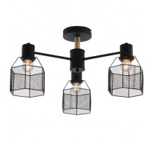 Люстра на штанге Seven Fires Lauri SF3388/3C-BK-WD