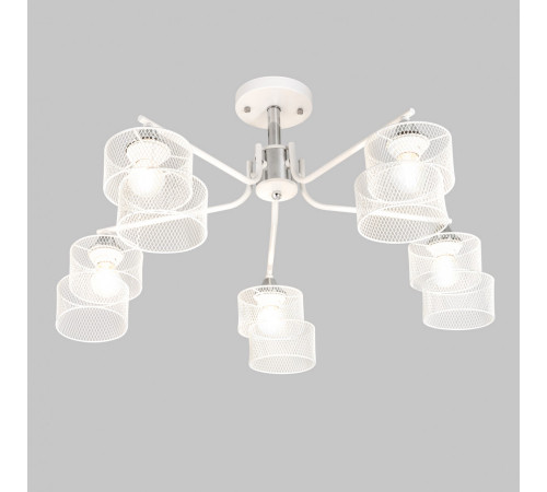 Люстра на штанге IMEX MD.4252-5-S-WH+CH Люстра на штанге IMEX MD.4252-5-S-WH+CH