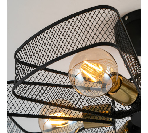 Люстра на штанге Arte Lamp Maasym A7044PL-6BK Люстра на штанге Arte Lamp Maasym A7044PL-6BK