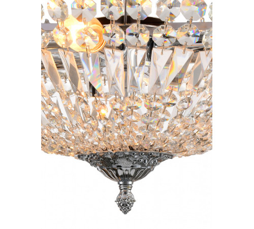 Люстра на штанге Natali Kovaltseva ROCOCO 81406/4C CHROME Люстра на штанге Natali Kovaltseva ROCOCO 81406/4C CHROME