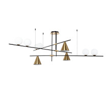 Люстра на штанге Arte Lamp Jacob A7029PL-9BK