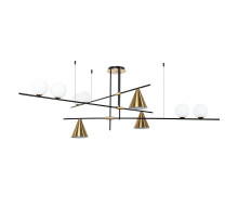 Люстра на штанге Arte Lamp Jacob A7029PL-9BK
