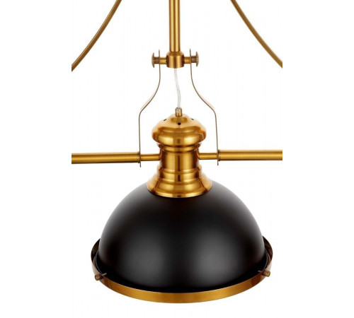 Подвесная люстра Lumina Deco Ettore LDP 710-3 BK+MD Подвесная люстра Lumina Deco Ettore LDP 710-3 BK+MD