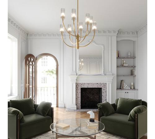Люстра на штанге Maytoni Arco MOD223PL-08BS Люстра на штанге Maytoni Arco MOD223PL-08BS