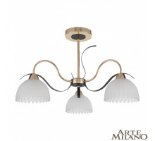 Люстра на штанге Arte Milano Napoli 327306/3 FG+BK