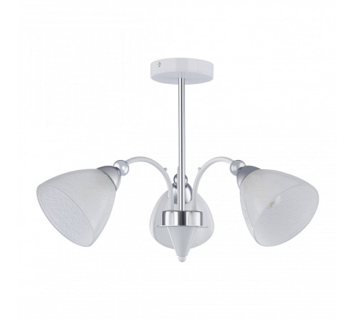 Люстра на штанге Arte Milano Napoli 326008/3 WH+CR Люстра на штанге Arte Milano Napoli 326008/3 WH+CR