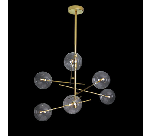 Люстра на штанге Delight Collection Globe Mobile 9307P-6A gold Люстра на штанге Delight Collection Globe Mobile 9307P-6A gold