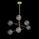 Люстра на штанге Delight Collection Globe Mobile 9307P-6A gold