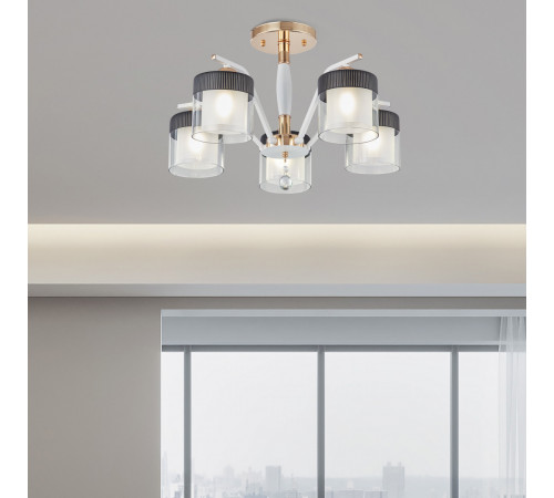 Люстра на штанге Arte Milano Napoli 332646/5 FGD+WT Люстра на штанге Arte Milano Napoli 332646/5 FGD+WT