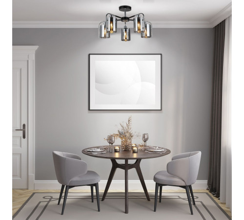 Люстра на штанге Escada Elegant 671/5P Chrome Люстра на штанге Escada Elegant 671/5P Chrome