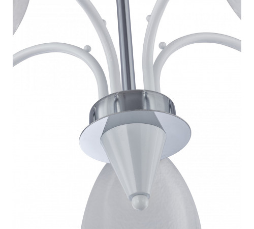 Люстра на штанге Arte Milano Napoli 326008/5 WH+CR Люстра на штанге Arte Milano Napoli 326008/5 WH+CR