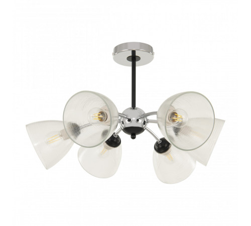 Люстра на штанге Arte Milano Napoli 329007/3+3 CR.BK Люстра на штанге Arte Milano Napoli 329007/3+3 CR.BK