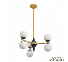 Люстра на штанге Arte Milano 271580/6 BK/GD