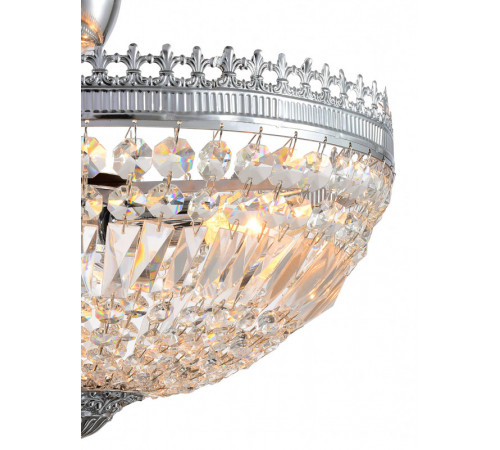 Люстра на штанге Natali Kovaltseva ROCOCO 81406/4C CHROME Люстра на штанге Natali Kovaltseva ROCOCO 81406/4C CHROME