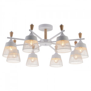 Люстра на штанге Seven Fires Olban SF3389/8C-WT-WD