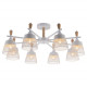 Люстра на штанге Seven Fires Olban SF3389/8C-WT-WD