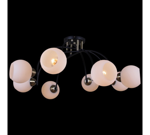 Люстра на штанге Illumico IL0250-8CSQ-79 BK AB Люстра на штанге Illumico IL0250-8CSQ-79 BK AB