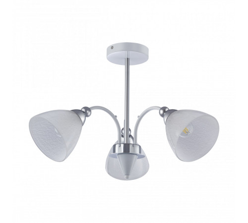 Люстра на штанге Arte Milano Napoli 326008/3 WH+CR Люстра на штанге Arte Milano Napoli 326008/3 WH+CR