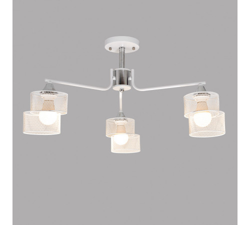 Люстра на штанге IMEX MD.4252-3-S-WH+CH Люстра на штанге IMEX MD.4252-3-S-WH+CH