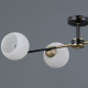 Люстра на штанге Illumico IL0469-4CSQ-24 BK AB LIBRA