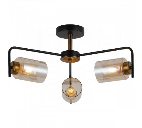 Люстра на штанге Illumico IL8248-3COU-79 BK GD Люстра на штанге Illumico IL8248-3COU-79 BK GD