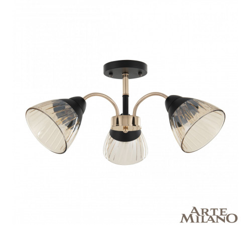 Люстра на штанге Arte Milano Napoli 320119/3 FG+BK Люстра на штанге Arte Milano Napoli 320119/3 FG+BK